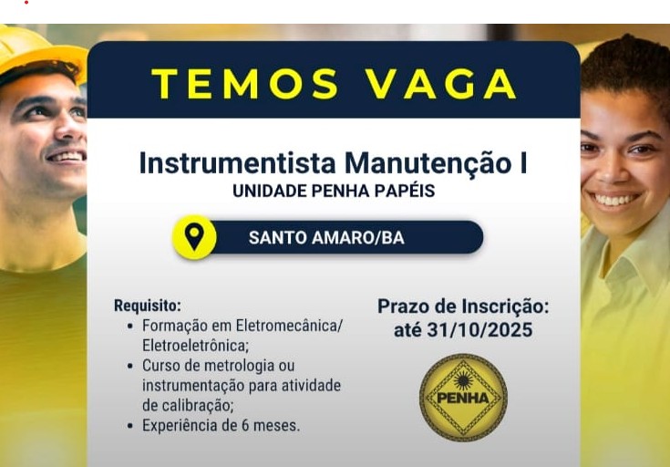 Instrumentista Manutenção I