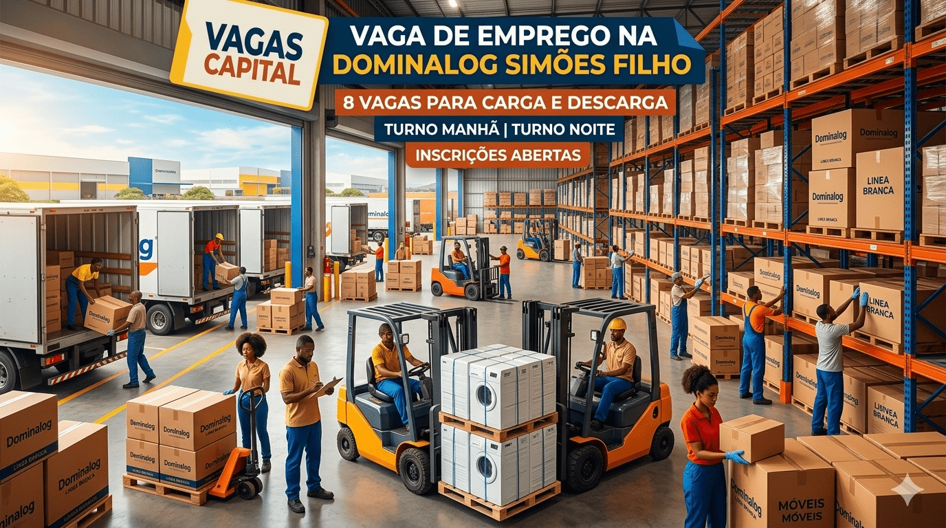 Vaga de Emprego na Dominalog Simões Filho: 8 Vagas para Carga e Descarga com Treinamento