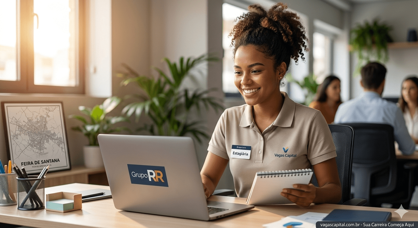 Vaga de Estágio Administrativo em Feira de Santana – Grupo RR