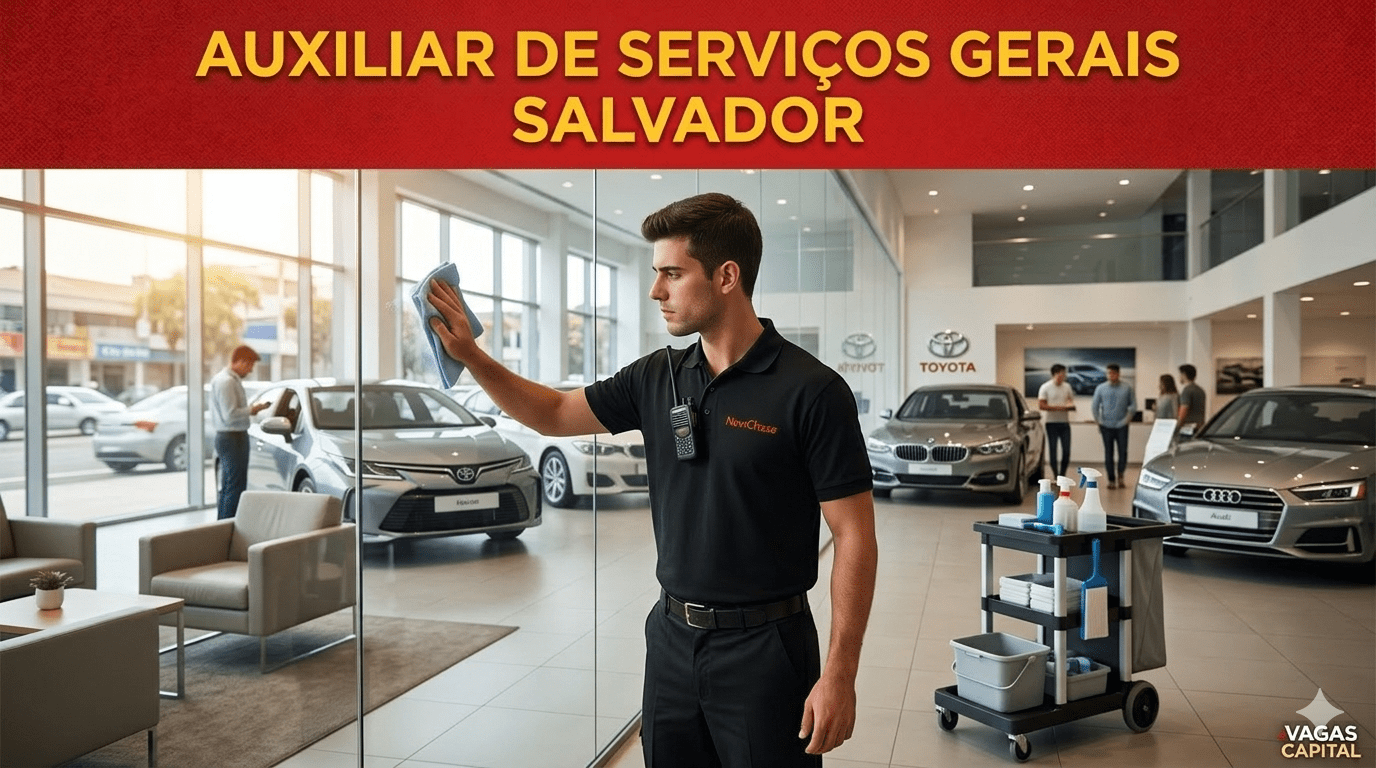 Vagas de Emprego para Auxiliar de Serviços Gerais em Salvador