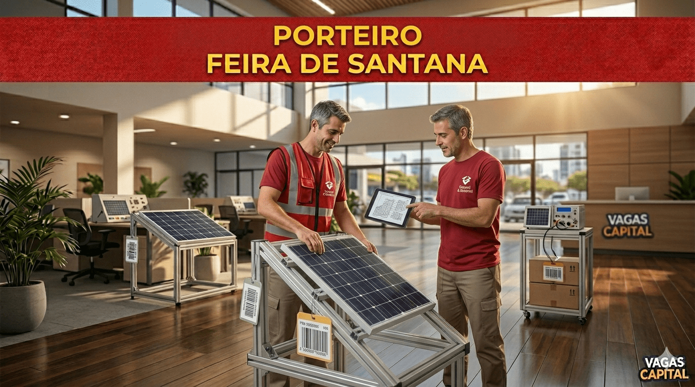 Vagas de Emprego para Porteiro em Feira de Santana na Verzani & Sandrini