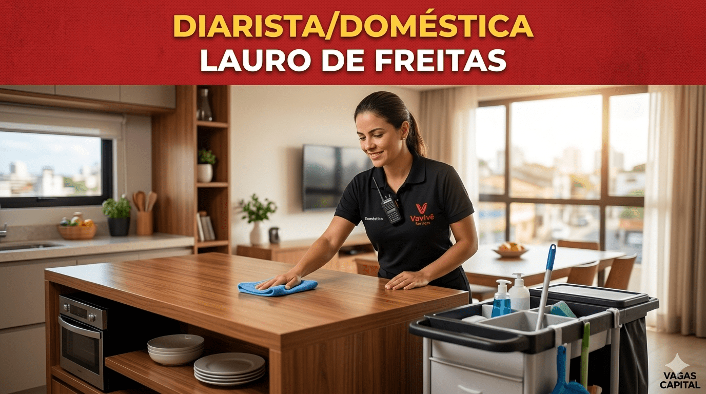 Vagas de Emprego para Diarista e Doméstica em Lauro de Freitas