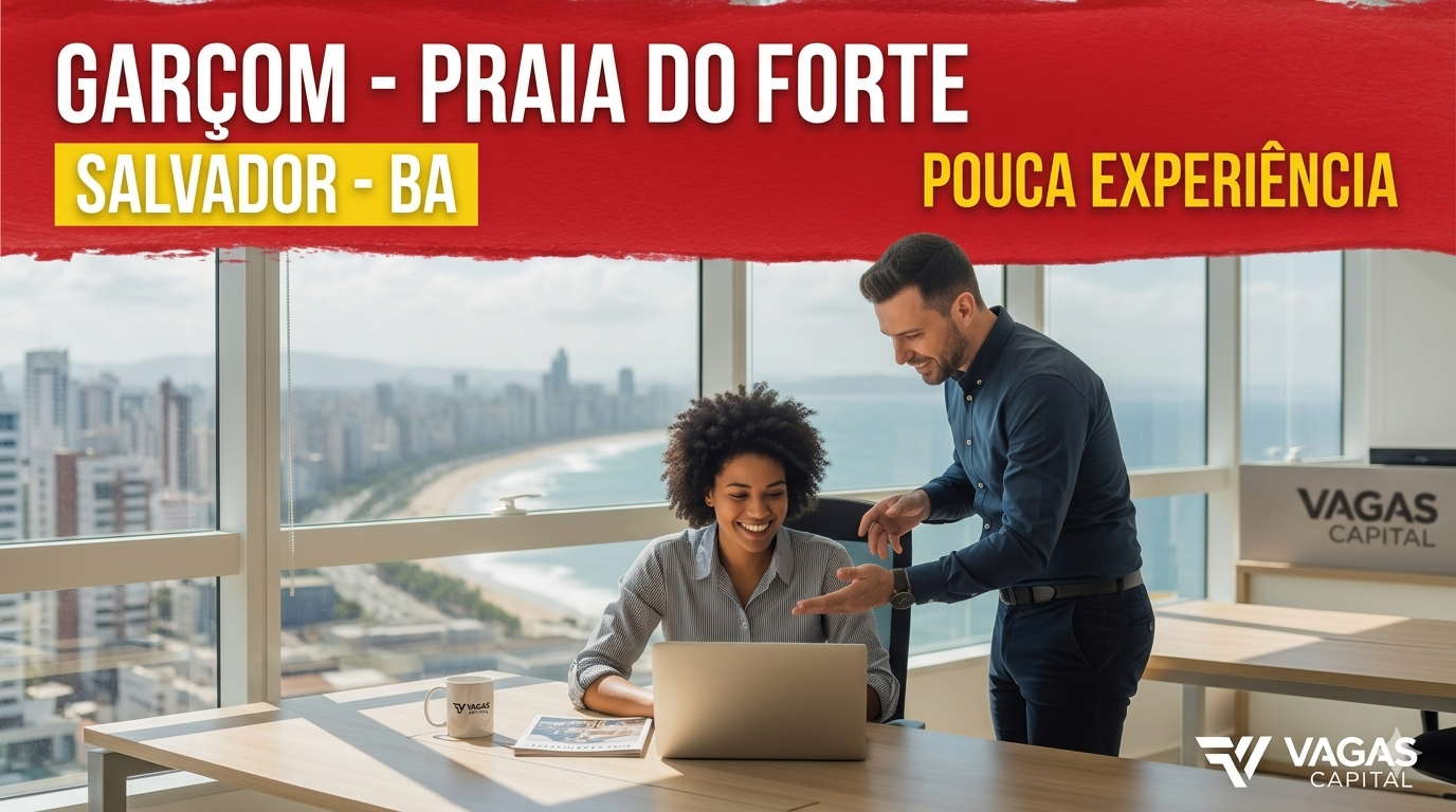 Vagas de Emprego no Loro Praia do Forte: Garçom com Início Imediato