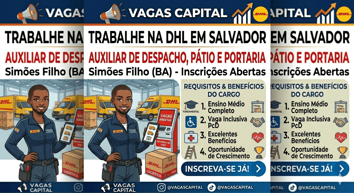 Vagas de Emprego em Salvador DHL Supply Chain