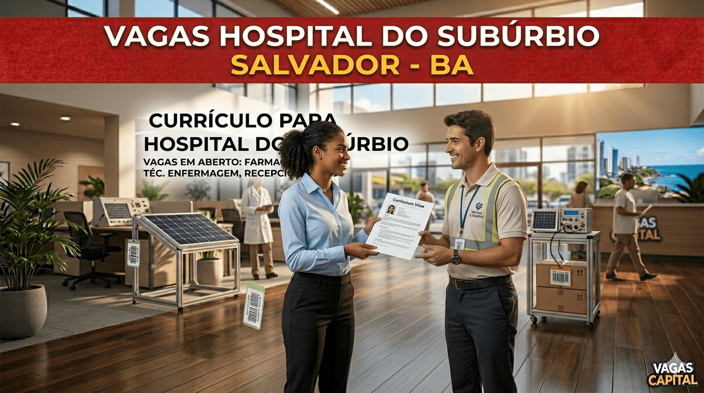 Vagas de Emprego para Farmacêutico em Salvador | Hospital do Subúrbio